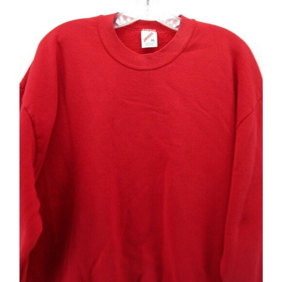 VINTAGE Jerzees Sweatshirt XL Pullover 80s 90s Blank Casual Crewneck - Picture 2 of 10